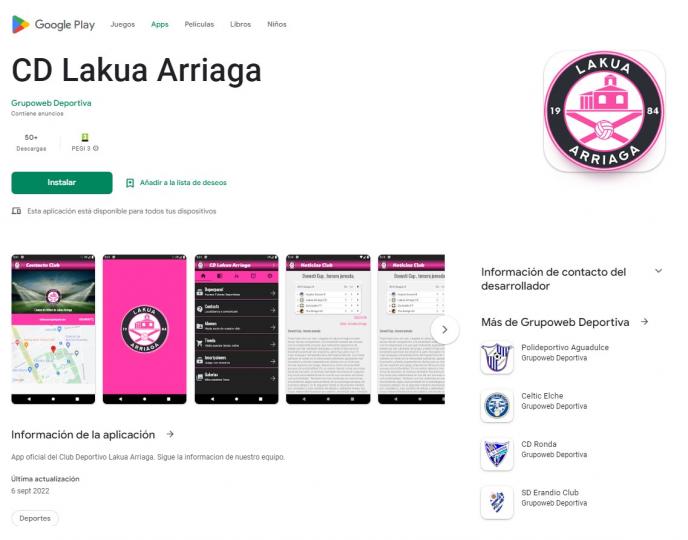 Imagen noticia CD Lakua Arriaga