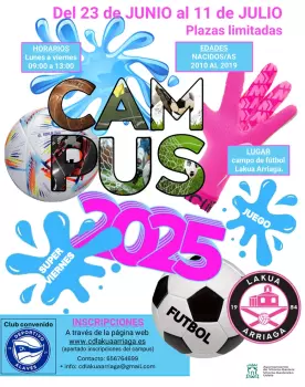 CAMPUS VERANO 2025 C.D. LAKUA ARRIAGA.