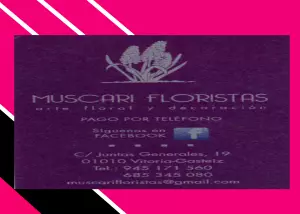 MUSCARI FLORISTAS Colaborador CD Lakua Arriaga